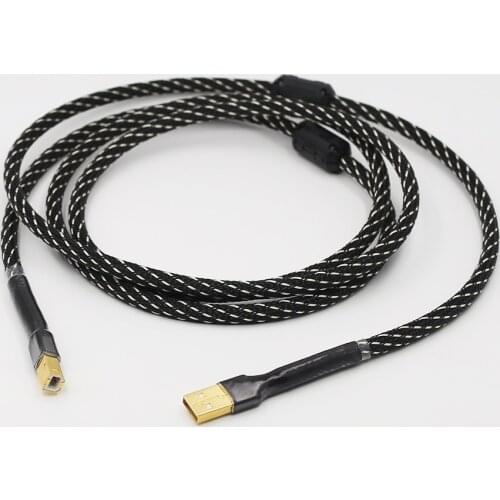 Audiocrast Hifi USB Cable High Quality Type A to Type B Hifi Data Cable For DAC Decoder Sound Card Audio Cable DAC Data Lines