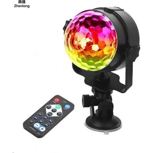 Car Dj Light Usb Dmx Led Par Disco Ball Par Car Led Dmx Stage Effect Light RGB LED Crystal Magic Club LED Party Supplies KTV