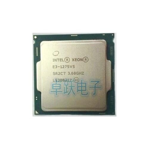 Free shipping E3-1275V5 E3-1275 V5 3.60GHZ Quad-Core 8M Cache LGA1151 TPD 80W Desktop CPU