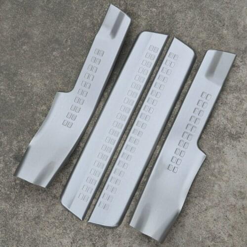 Decorative escutcheon internal door sills thresholds for VOLVO XC60 2014 2015 car styling auto accessories