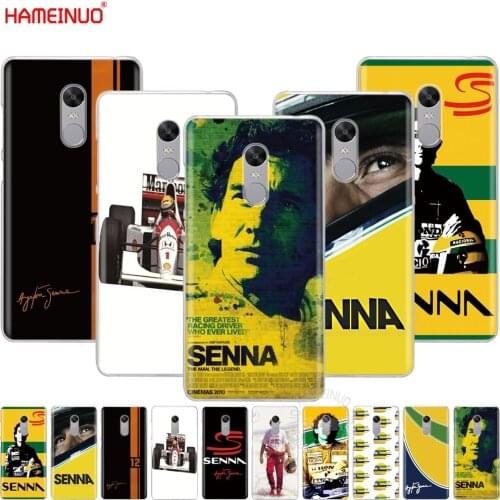 HAMEINUO ayrton senna racing Cover phone Case for Xiaomi redmi 5 4 1 1s 2 3 3s pro PLUS redmi note 4 4X 4A 5A