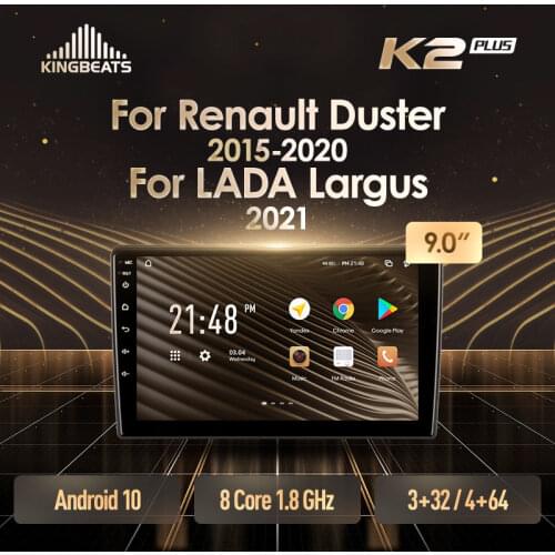 KingBeats Android 10 Octa-Core head unit HU 4G in Dash Car Radio Multimedia Video Player Navigation GPS For Renault Duster 2015-2018 no dvd 2 din Double Din Android Car Stereo 2din
