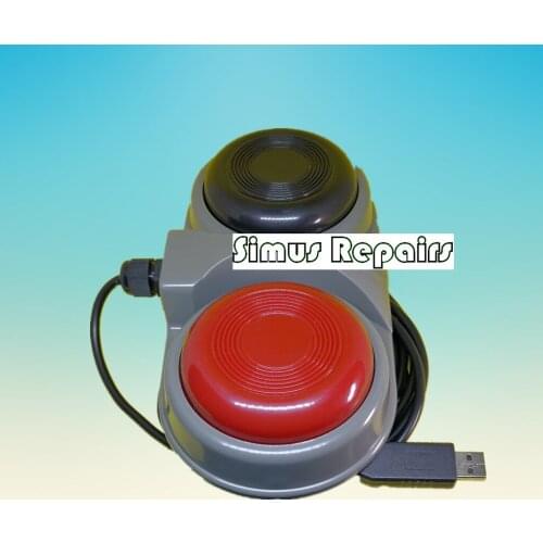 Round Two-button Usb Foot Switch 3 Meters Software Two-button Collector Color b Ultrasound Endoscopy Graphic Button