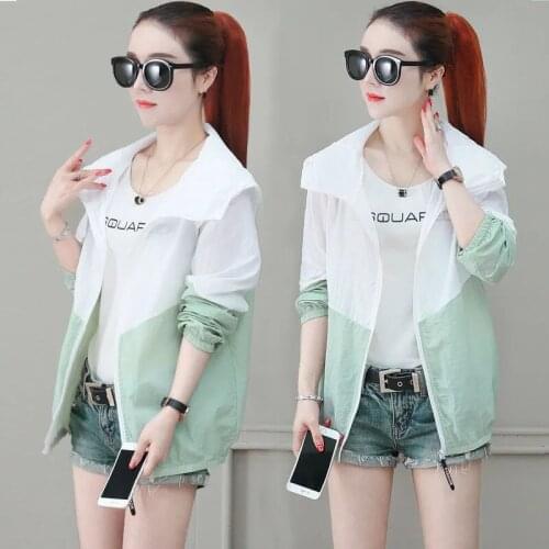 Sun Protection Clothing Women Large Size Anti-Ultraviolet Jacket 2021Spring Autumn Summer New Thin Coat Female Air Conditioner97