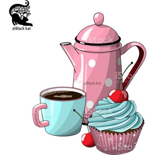 Teapot Teacup Coffee Cakes Cutting Dies Spirit Tea Party Metal Stencil For DIY Scrapbooking Card Craft