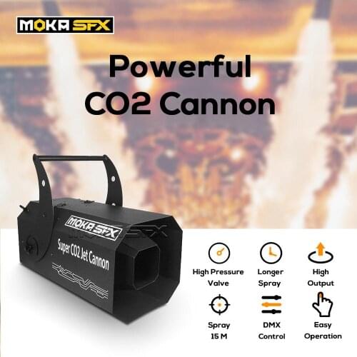 MOKA Strong Hang CO2 Jet Cannon Blaster CO2 Cannon device Co2 Special Effects Equipment For DJ Party club Spray 12-15m