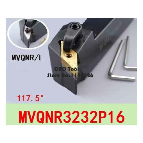 MVQNR3232P16/ MVQNL3232P16,Metal Lathe Cutting Tools,CNC Turning Tool,Lathe Machine Tools, External Turning Tool Type MVQNR/L 32