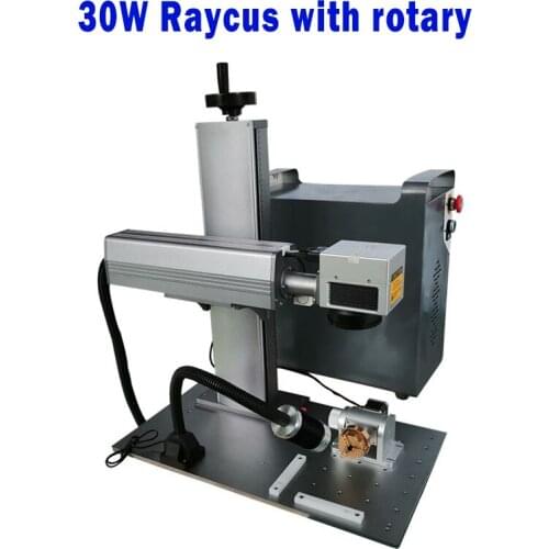 Metal nonmetal 30W 20W 50w Raycus Portable Mini Optical Fiber laser marking machine