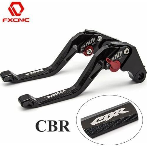 Logo CBR Motorcycle Adjustable Brake Clutch Lever + Grips For Honda CBR 600 F2 F3 F4 F4i CBR600 1991-2007 1992 1993 1994 1995