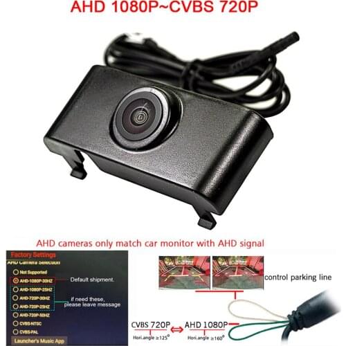 Color AHD CCD High Quality Car Vehicle Logo Front View Mark Camera for Audi Q5 2011 2012 front Brand camera 180deg wide angle