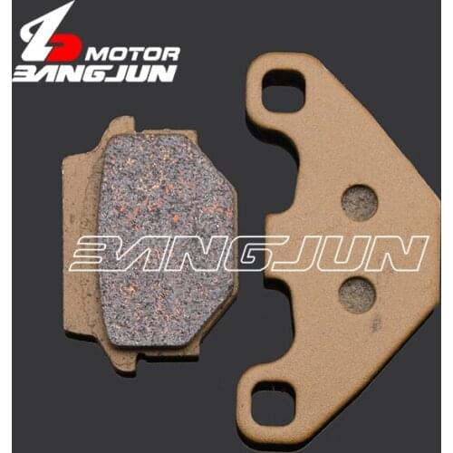 Motorcycle Rear Copper Base Metal Brake Pads For Kawasaki ZR400 KLE500 ER125/250/300 ER500 ER600