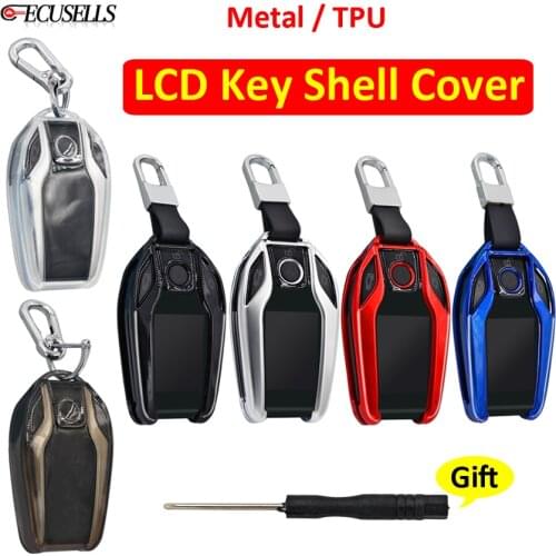 LCD Screen Smart Remote Car Key Cover For CF400 CF500 Special Key Chain Car Protective Shell For BMW For Benz For Kia For Ford