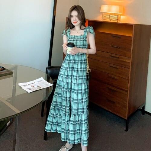 Women Elegant Polka Dot Printted Vintage Dress 2021 Summer V-Neck Short Sleeve Slim Chiffon A-Line Office Holiday Dress Female