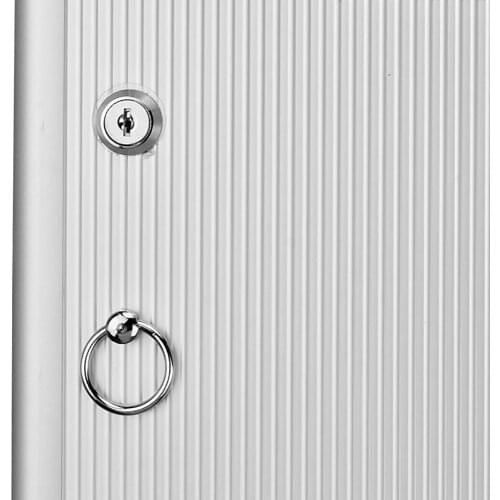 Aluminum Wall Mounted 72 ID Keys Holder Locking Key Box Wall-Mount Aluminum 72 ID Key Tags Storage Box with Secutiry Lock B1072