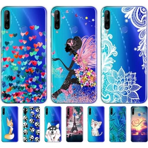 For HONOR 9C Case 6.39" Soft Tpu silicon Phone Cover for Huawei Honor 9C 9 C AKA-L29 Back Bag Protective Coque Bumper