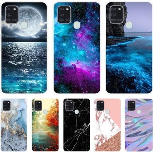 For Samsung A21S Case Phone Cover Silicone Soft TPU Back Cover for Samsung Galaxy A21S Case 6.5 inch A 21S A21 S Fundas Bumper