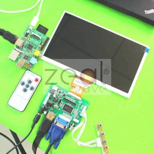 HDMI+VGA+2AV LCD Control Driver board+9inch AT090TN10 AT090TN12 800x480 lcd