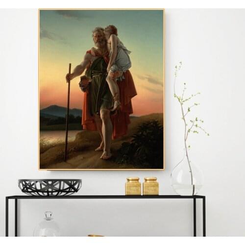 Citon Francois Gerard《Belisarius Baron》Canvas Art Oil Painting Artwork Poster Picture Modern Wall Decor Home Decoration