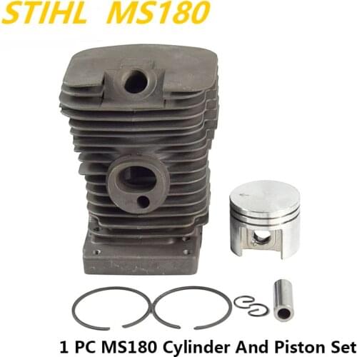 Engine Rebuild Kit Big Bore Cylinder Piston Pin Ring Kit For STIHL MS180 Chainsaw Engine Spare Parts MS 180 Chain Saw Parts