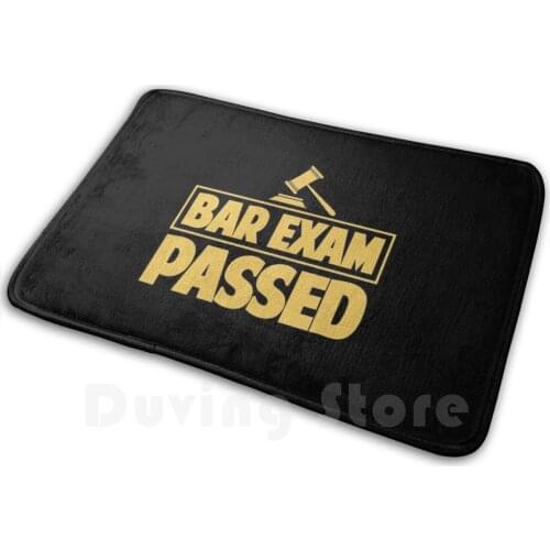 Bar Exam Passed Law School Lawyer Carpet Mat Rug Cushion Soft Non - Slip Bar Exam Passed Bar Exam Law Student Law Grad