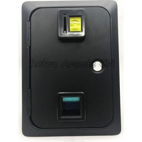 Coin operator machine Dual american style coin door without coin acceptor for arcade cabinet/casino machine/slot game cabinet