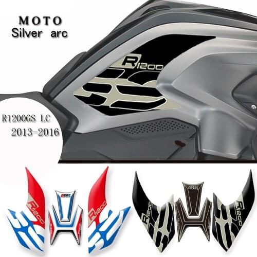 Motorcycle non-slip color paste tank Pad sticker protective stickers FOR BMW R1200GS LC 2013 2014 2015 2016