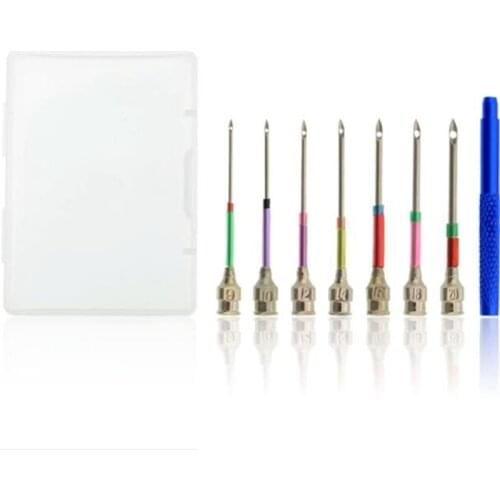 DIY Magic Embroidery Pen Set Needle knitting Needles Tool Fancy Interchangeable Punch needlework