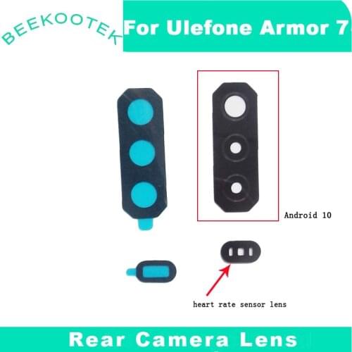New Original for Ulefone Armor 7 Camera Lens Heart Rate Lens Cover Sticker Repair Part Replacement For Armor 7 Android 10 Phone
