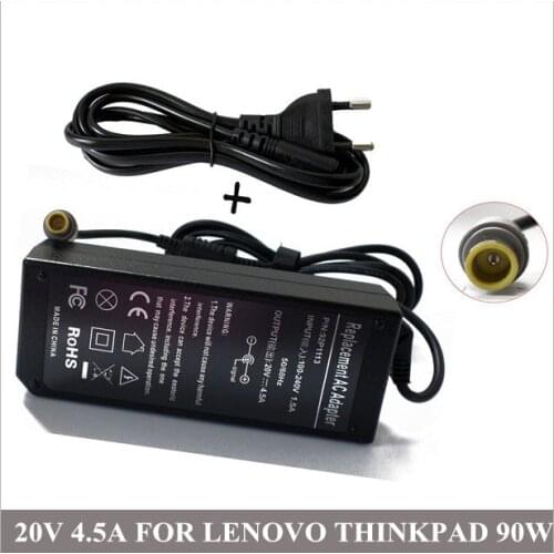 New 20V 4.5A 90W AC Adapter Power Charger Universal Laptop Power Adapter For IBM Lenovo ThinkPad 42T4429 42T4430