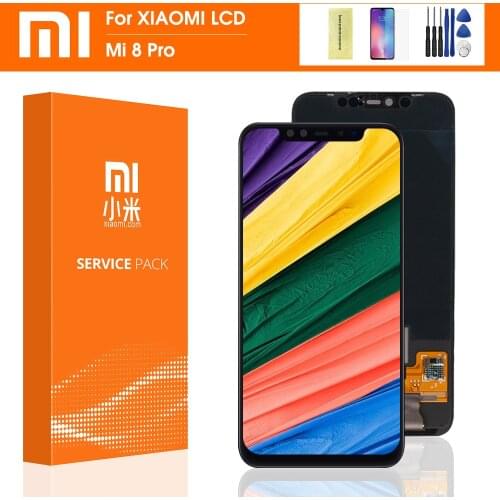 Original 6.21'' LCD For Xiaomi Mi 8 Pro LCD Display Touch Screen Digitizer Assembly Replacement For Xiaomi mi8 pro LCD Screen