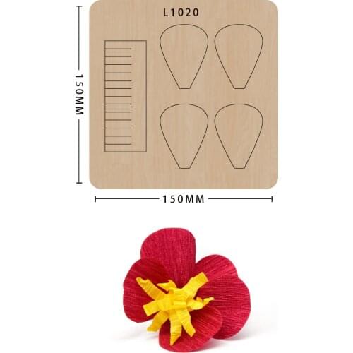 Flower Cutting Dies Diy Craft Leather Mold Scrapbooking Suitable For Common Big Shot And Sizzix Machines