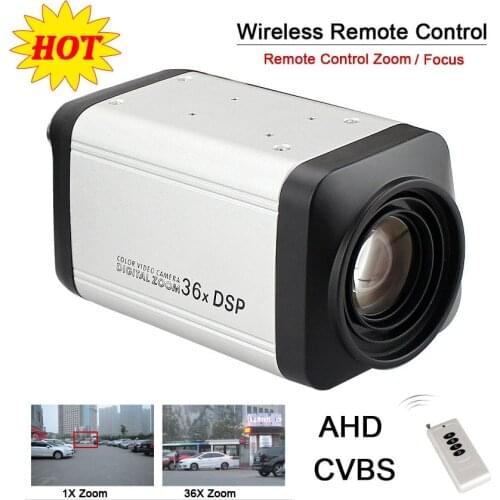 2.0MP 1920x1080P Wireless Remote controller 36X Optical Zoom HD AHD 960P 1080P Auto Focus Anolog 1200TVL Box Zoom CCTV Camera