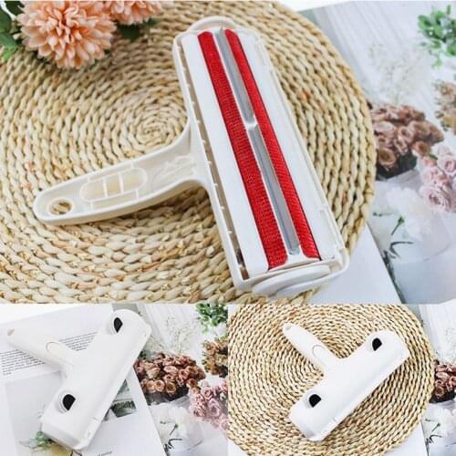 Pet Dog Cat Comb Hair Roller Remover Lint Brush Convenient Cleaning Fur Brush Base Home Furniture Sofa Clothes Pet Supplies