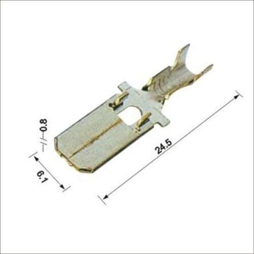 Male connector female wire connector connector tyco terminal Plugs socket Fuse box Wire harness Soft Jacket DJ6118-6.3A/B