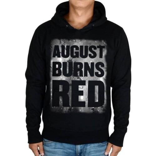 Letter August Burns Red Punk Music Rock Cotton Hoodies brand clothing Metal Sweatshirt fleece 2 style zipper pullover
