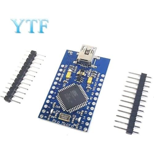 Improved version Pro Micro ATmega32U4 5V 16MHz Replace ATmega328 For Pro Mini With 2 Row Pin Header For Leonardo Mini
