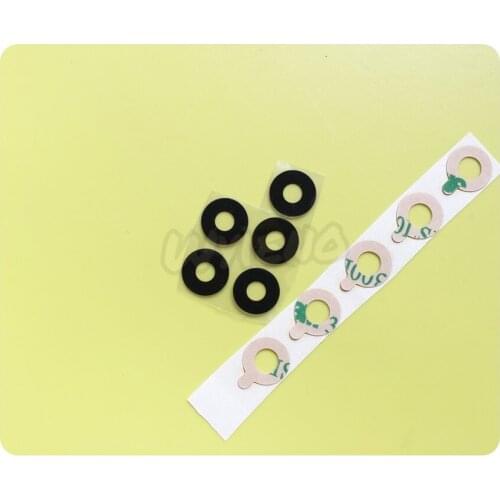 Wyieno 2Pcs/Lot Redmi5 Real Camera Glass Lens For Redmi 5 Back Rear Camera Lens With Glue Tracking