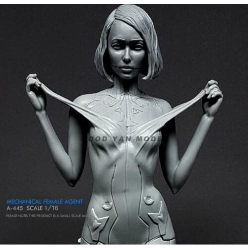 1/16 Resin model kits figure beauty colorless and self-assembled A-445 (Sale price )