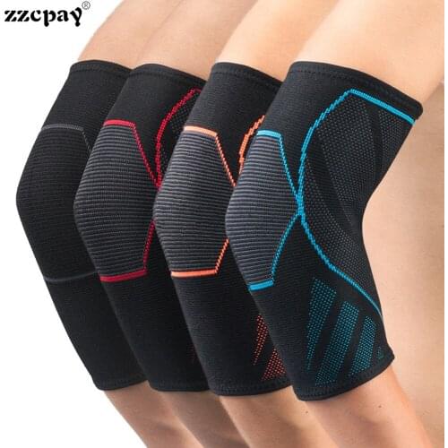 1Pcs Sports Elbow Knit Anti-slip Protective Running Riding Gear To Protect The Arm Elbow Fitness Elastic Anti-collision Armor