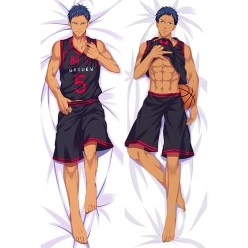 Anime Kuroko No Basketball Pillow Cover Aomine Daiki Murasakibara Atsushi Dakimakura Case Bedding Hugging Body Pillowcase Gifts