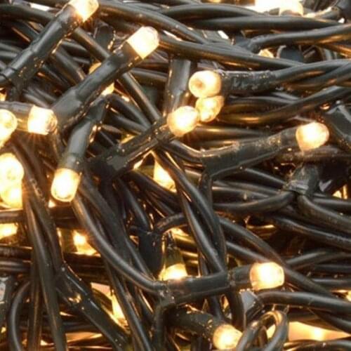 Daylight Color 100Ampullü christmas Işığı 5Metre Green Cable christmas decorations рождественские украшения