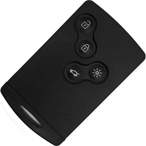 4 Button Smart Car Key for R-enault Koleo 434Mhz PCF7952 Chip with Uncut Key Blade