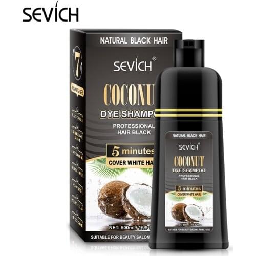 Coconut ginger a black cover white hair dye plant naturally does not stimulate shampoo