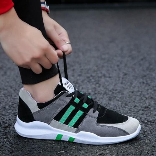 Sneakers Sport Shoes Mens Shoes Casual Breathable Black Blue Sneakers 2021 Fashion Laced Sneakers Men Size 39-44