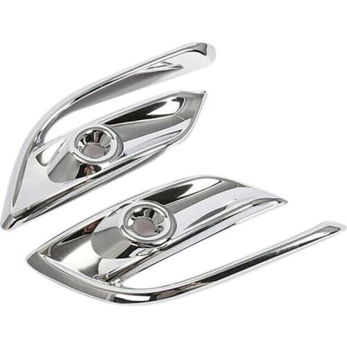 Car Front Fog Lamp Cover Fog Lamp Frame Modification Special Fog Lamp Decoration Frame for Mazda 3 Hatchback 2017-2018