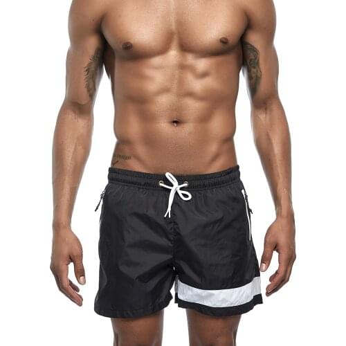 Mans Fashion Running Surfing Mens Board Shorts Pocket Swim Shorts Gay Shorts with Zipper Pocket