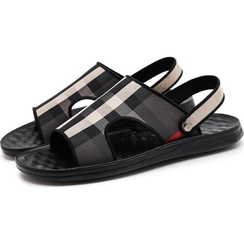 2021 New Mens Slippers, Summer Sandals, Outer Wear Trend, Casual Beach Personality Mens Sandals