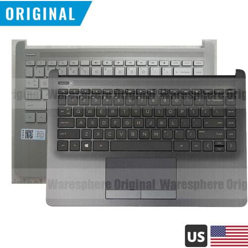 New Original Palmrest for HP 14-CF DK DF 14S-DF 14S-CR 14S-CF Top Cover With US Non-Backlit Keyboard L48648-001 L24818-001
