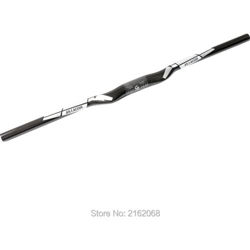 Newest lightest ASIACOM Mountain bicycle racing aero full carbon fibre carbon bike handlebar MTB parts 31.8*600-720mm Free ship