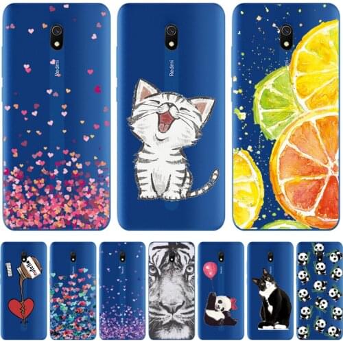 Silicon Case For Xiaomi Redmi 8a Redmi8A Case Back Cover Coque Funda Shell Soft TPU Cute Cartoon Phone Bag Bumper Protective